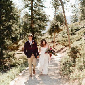 Grace Loves Lace Loren Chiffon Ivory Wedding Dress - size small